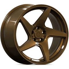 18x9.5 Kinetic Rodin Bronze +38mm - HulkOffsets