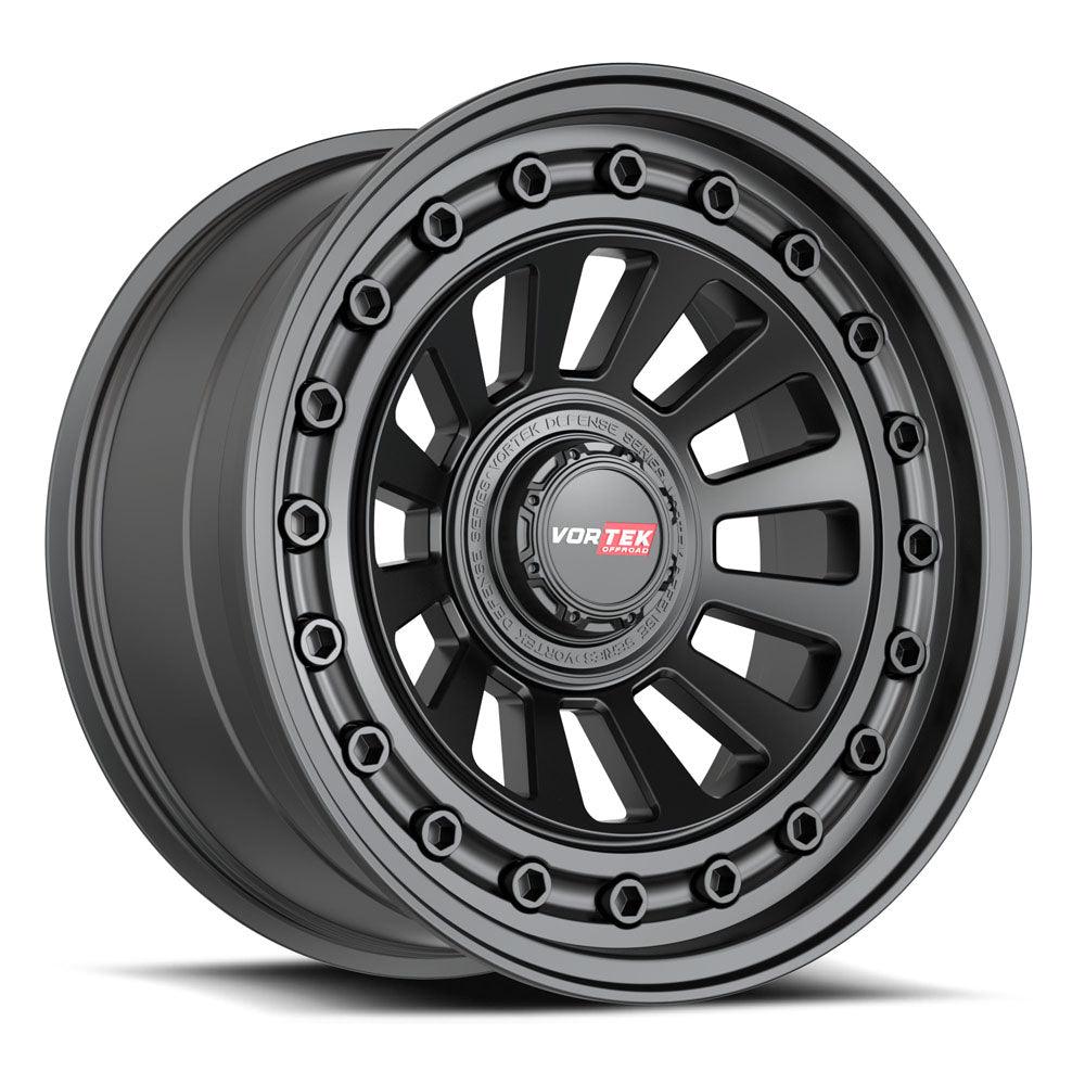 20x9.5 VRD-702 Matte Black +12mm - HulkOffsets