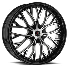 24x9 CLV-33 Gloss Black & Machined +34mm - HulkOffsets