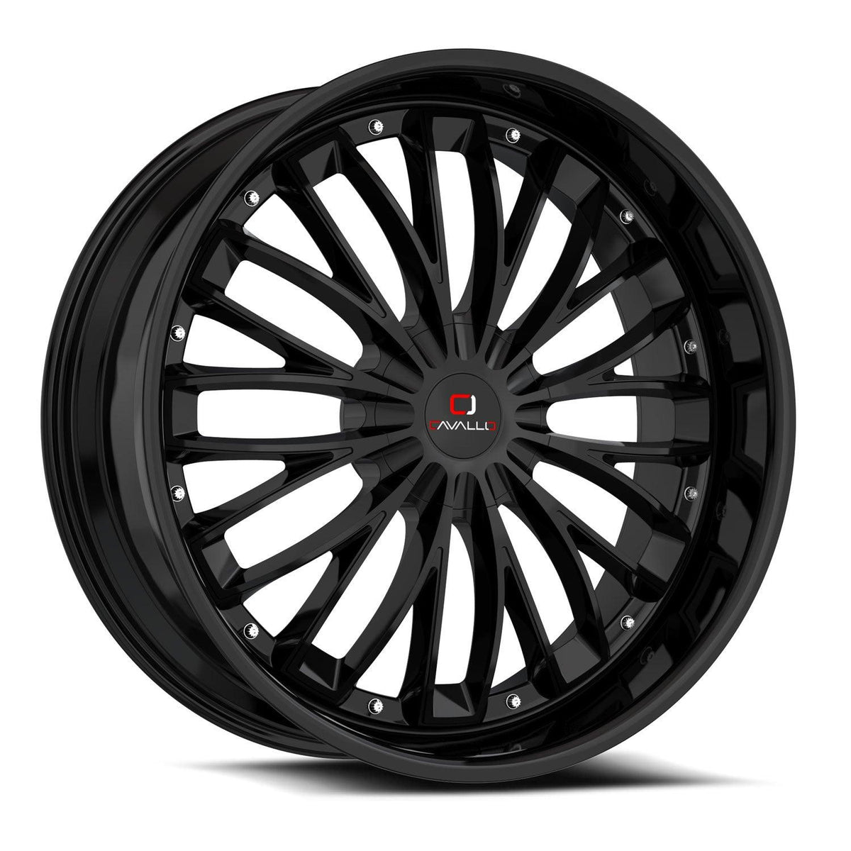 18x8 CLV-42 Gloss Black +35mm - HulkOffsets