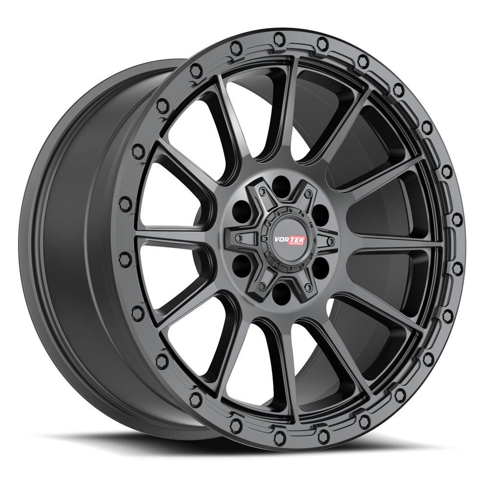 20x9 VRT-606 Matte Black +18mm - HulkOffsets