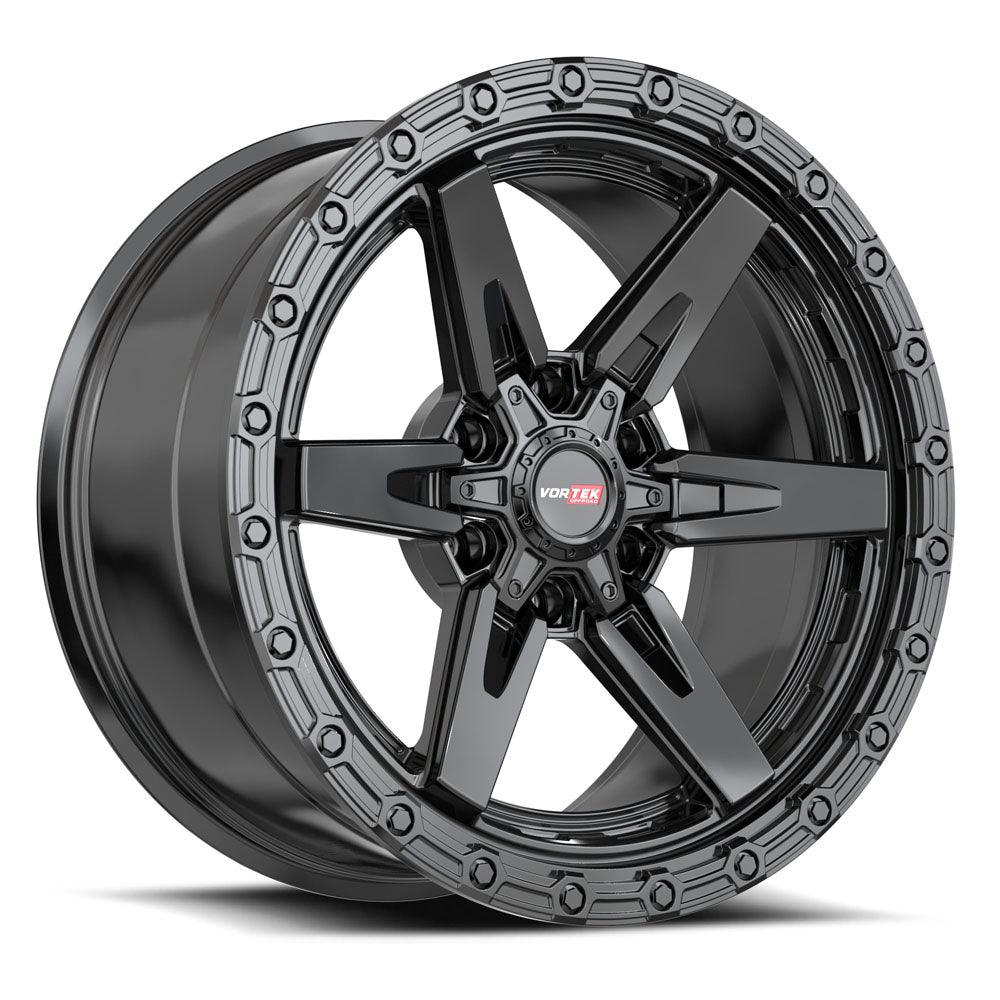 20x10 VRT-602 Satin Black -24mm - HulkOffsets