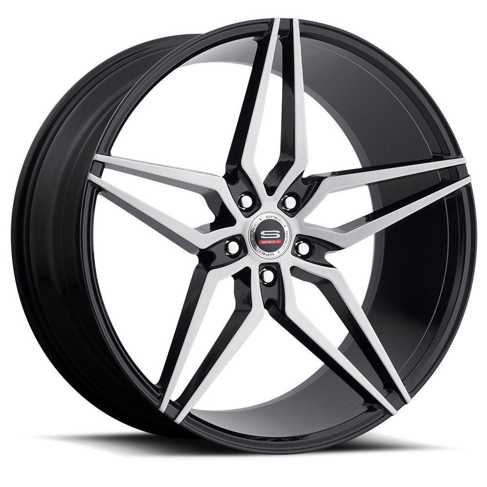 20x10.5 SPM-81 Gloss Black & Brushed +57mm - HulkOffsets