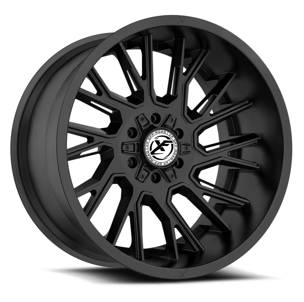 20x10 XF-230 Satin Black -12mm - HulkOffsets