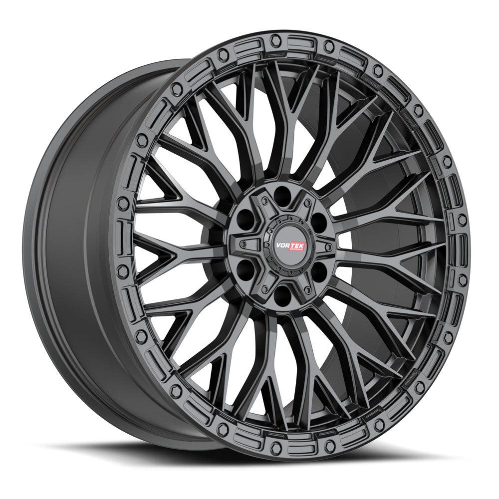 17x9 VRT-607 Matte Black +0mm - HulkOffsets