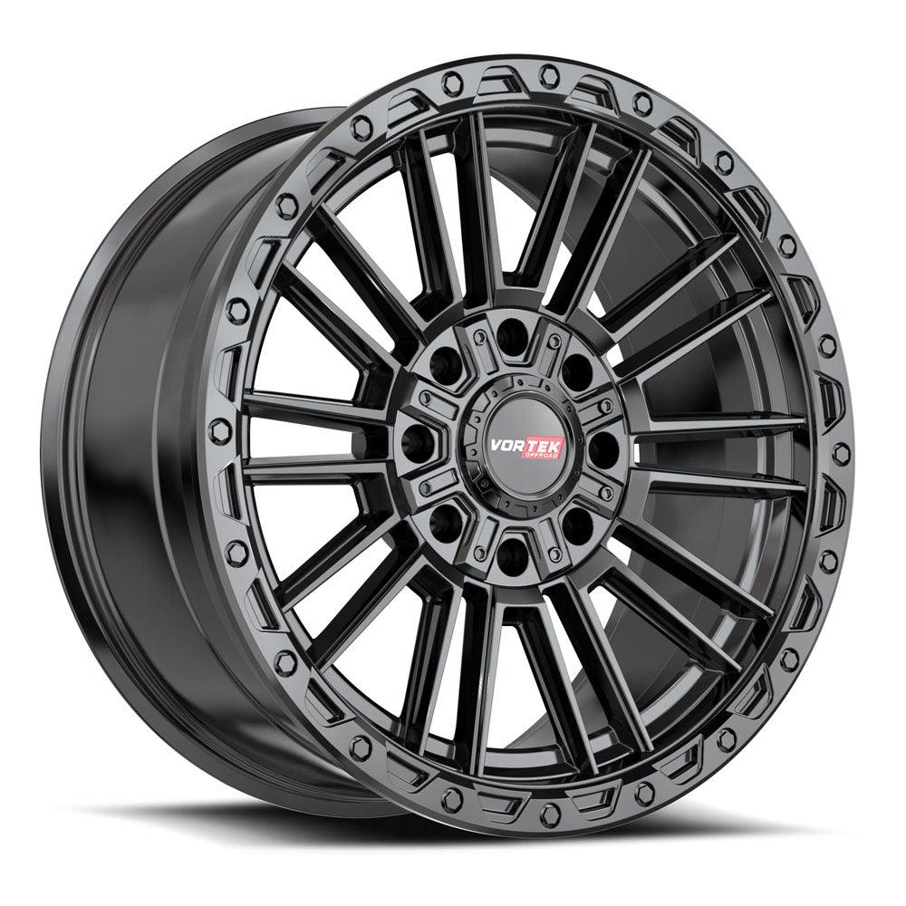 22x10 VRT-604 Satin Black -18mm - HulkOffsets