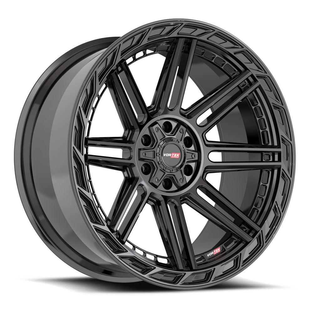 20x10 VRP-501 Gloss Black -18mm - HulkOffsets