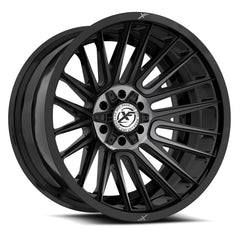 20x10 XF-234 Gloss Black & Brushed Double Dark Tint -12mm - HulkOffsets