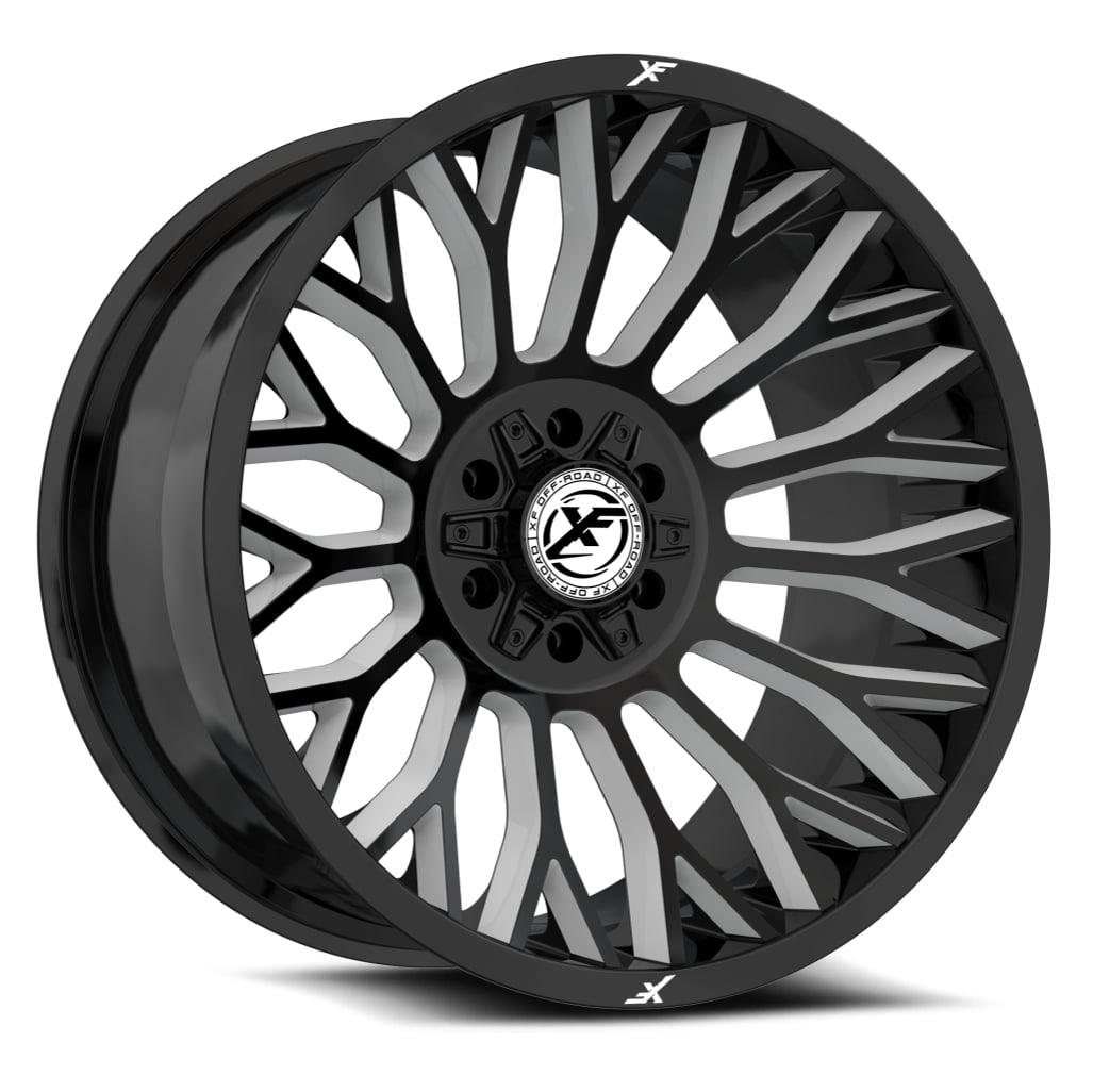 26x14 XF-237 Gloss Black & Milled -76mm - HulkOffsets