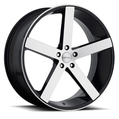 Cavallo 24x10 CLV-5 Gloss Black & Machined +20mm - HulkOffsets