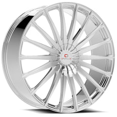 22x9.5 CLV-34 Chrome +15mm - HulkOffsets