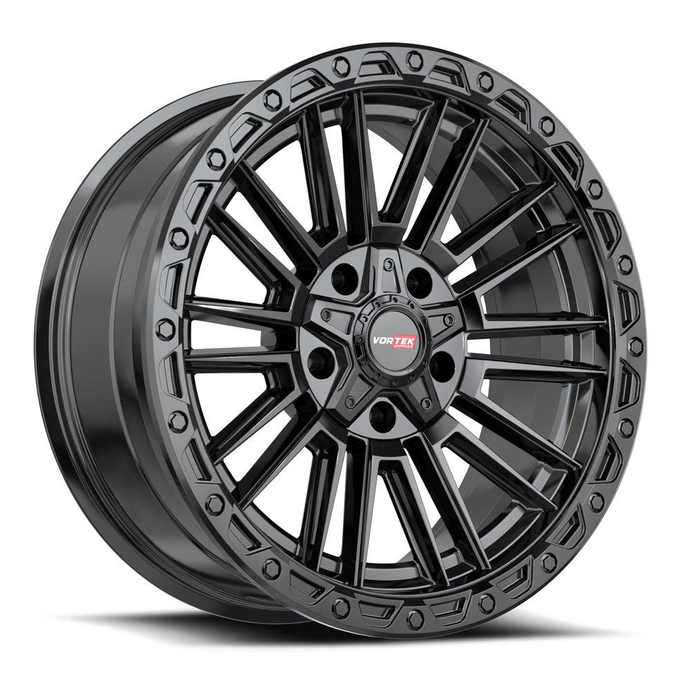 22x10 VRT-604 Satin Black -18mm - HulkOffsets