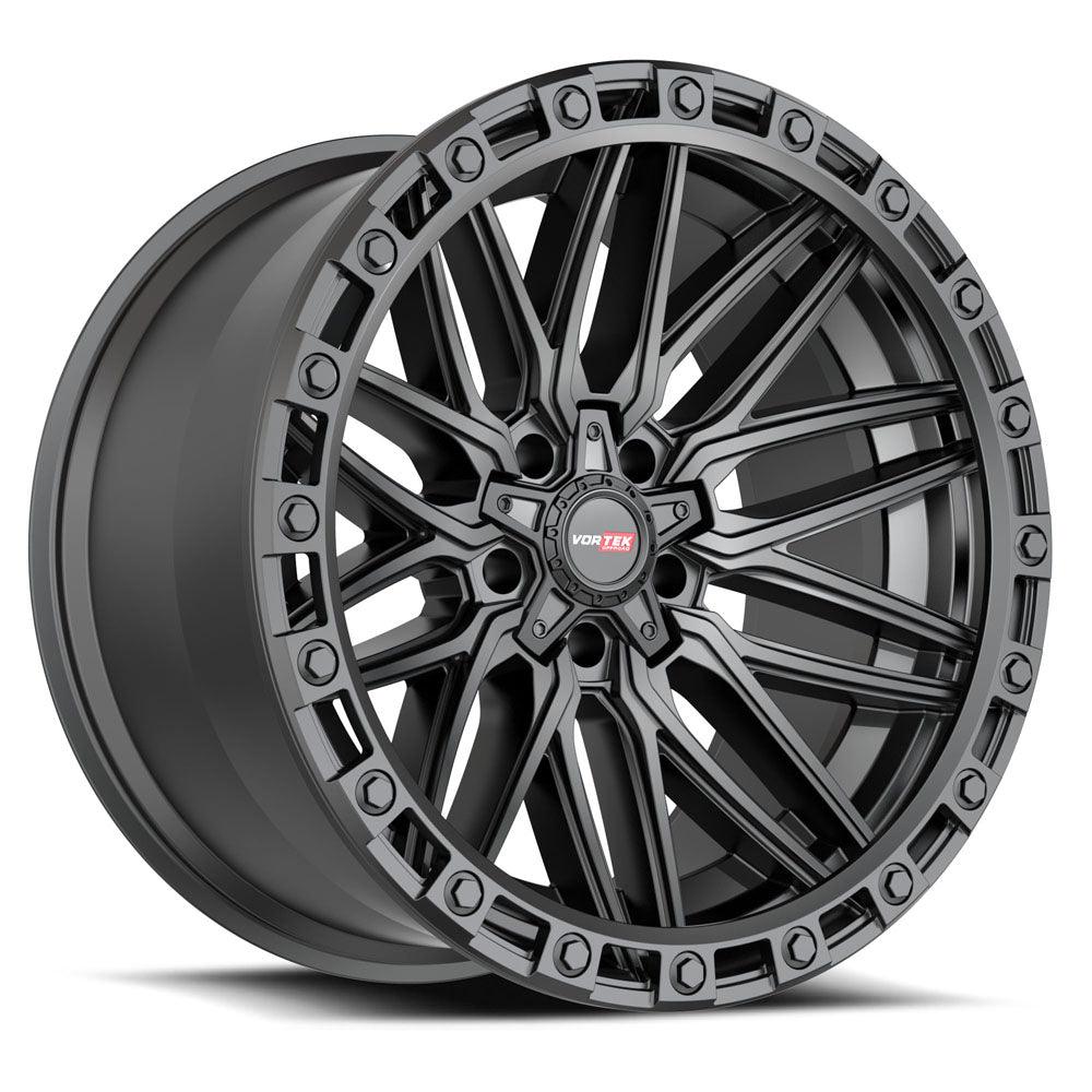 20x10 VRT-608 Matte Black -12mm - HulkOffsets