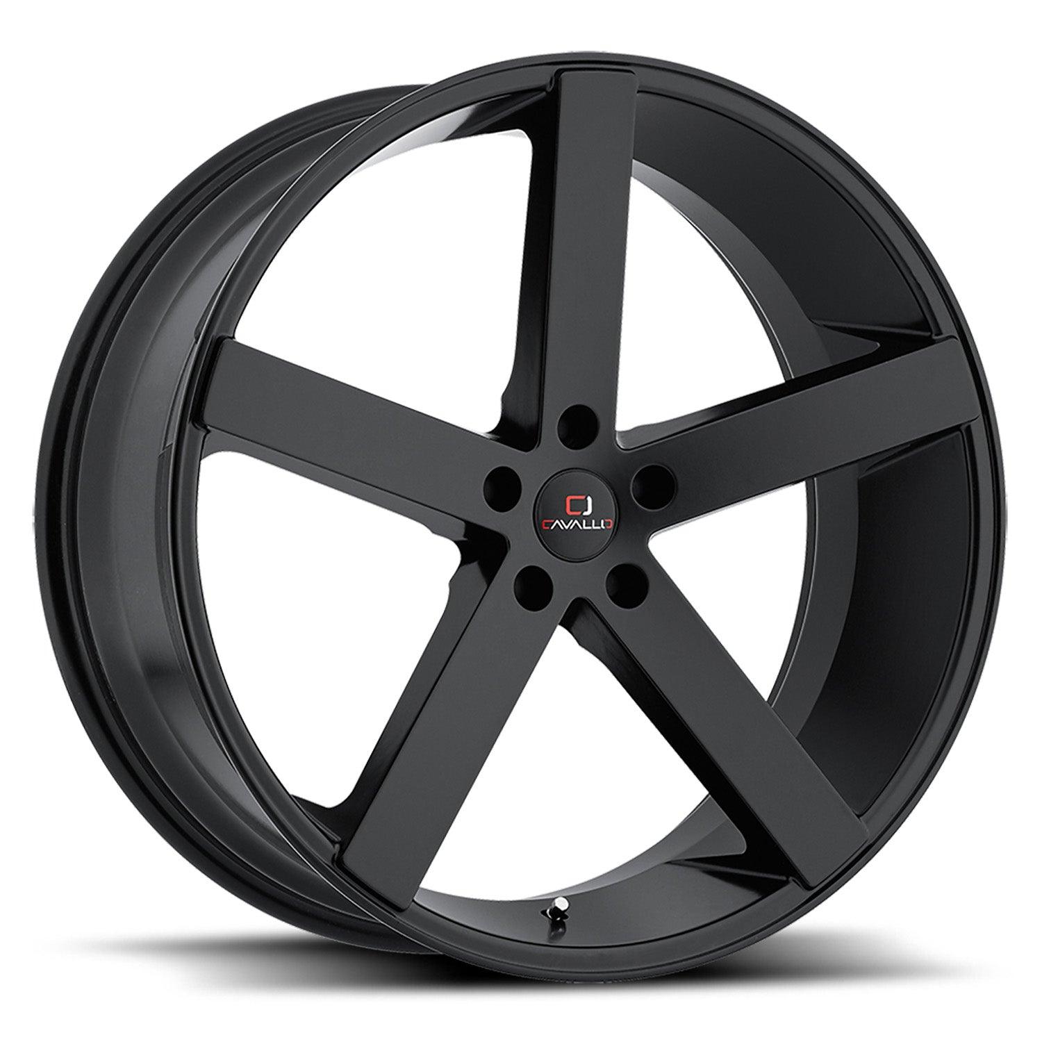 18x8 CLV-5 Gloss Black +35mm - HulkOffsets