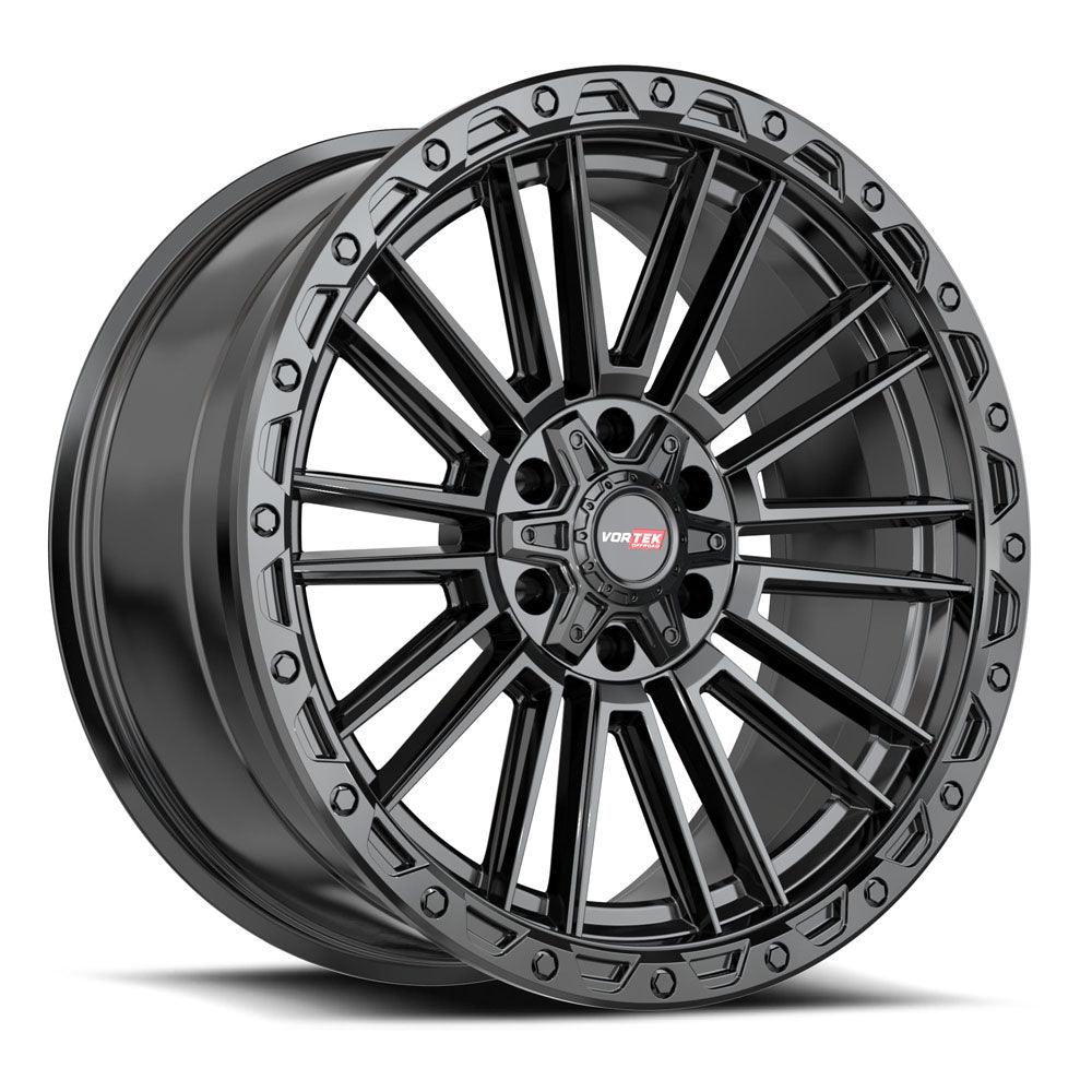 22x10 VRT-604 Satin Black -18mm - HulkOffsets