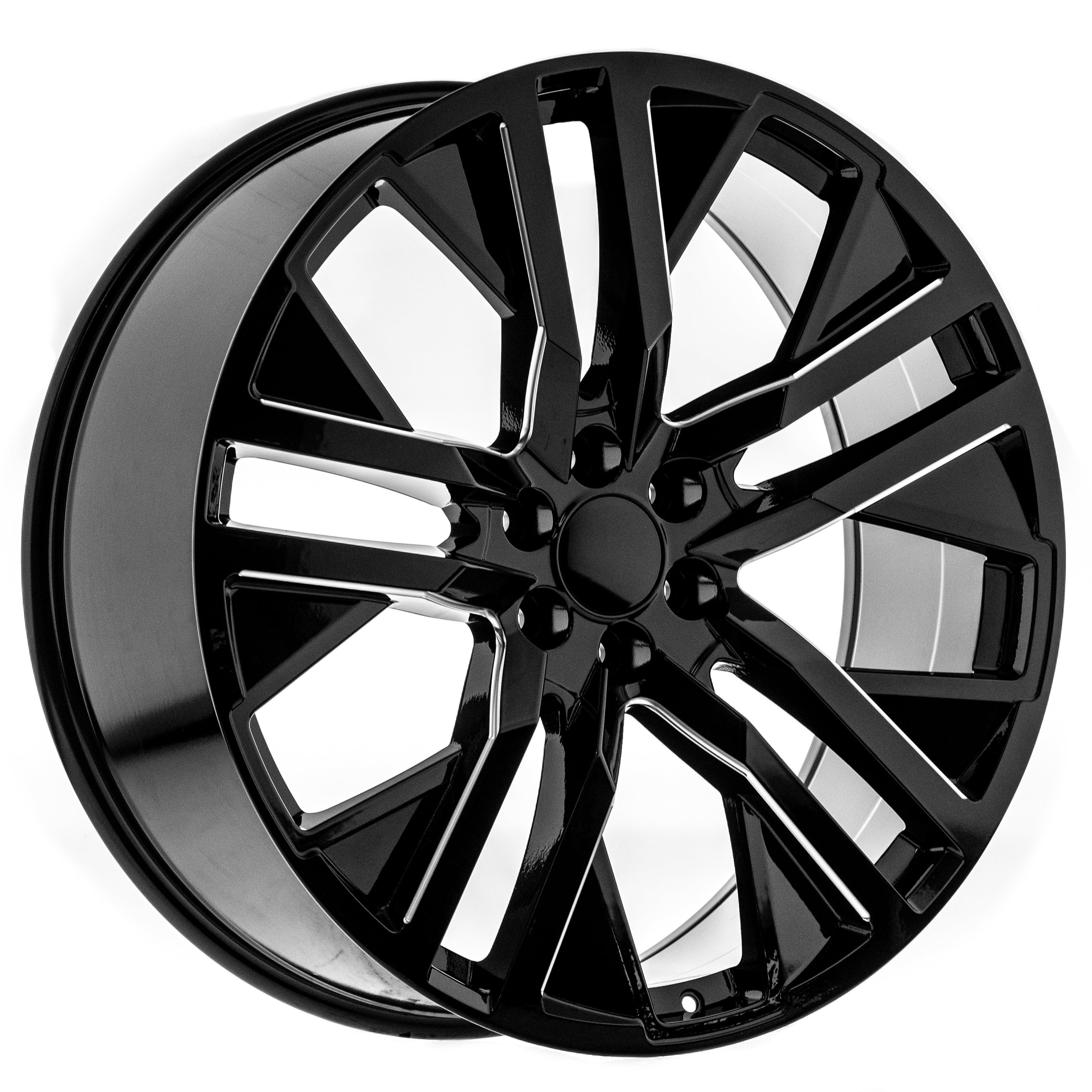 26x10 D-36 Gloss Black & Milled +31mm - HulkOffsets