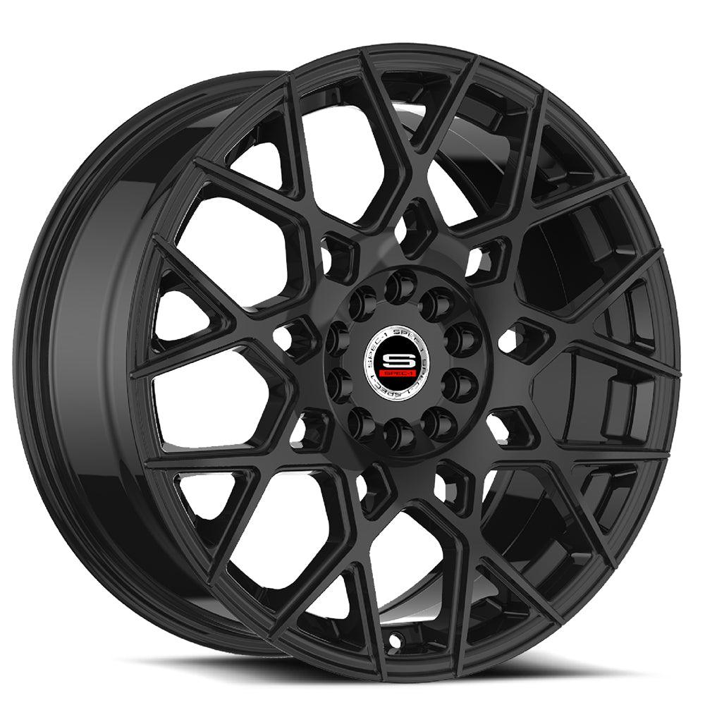 20x8.5 SP-52 Gloss Black +38mm - HulkOffsets