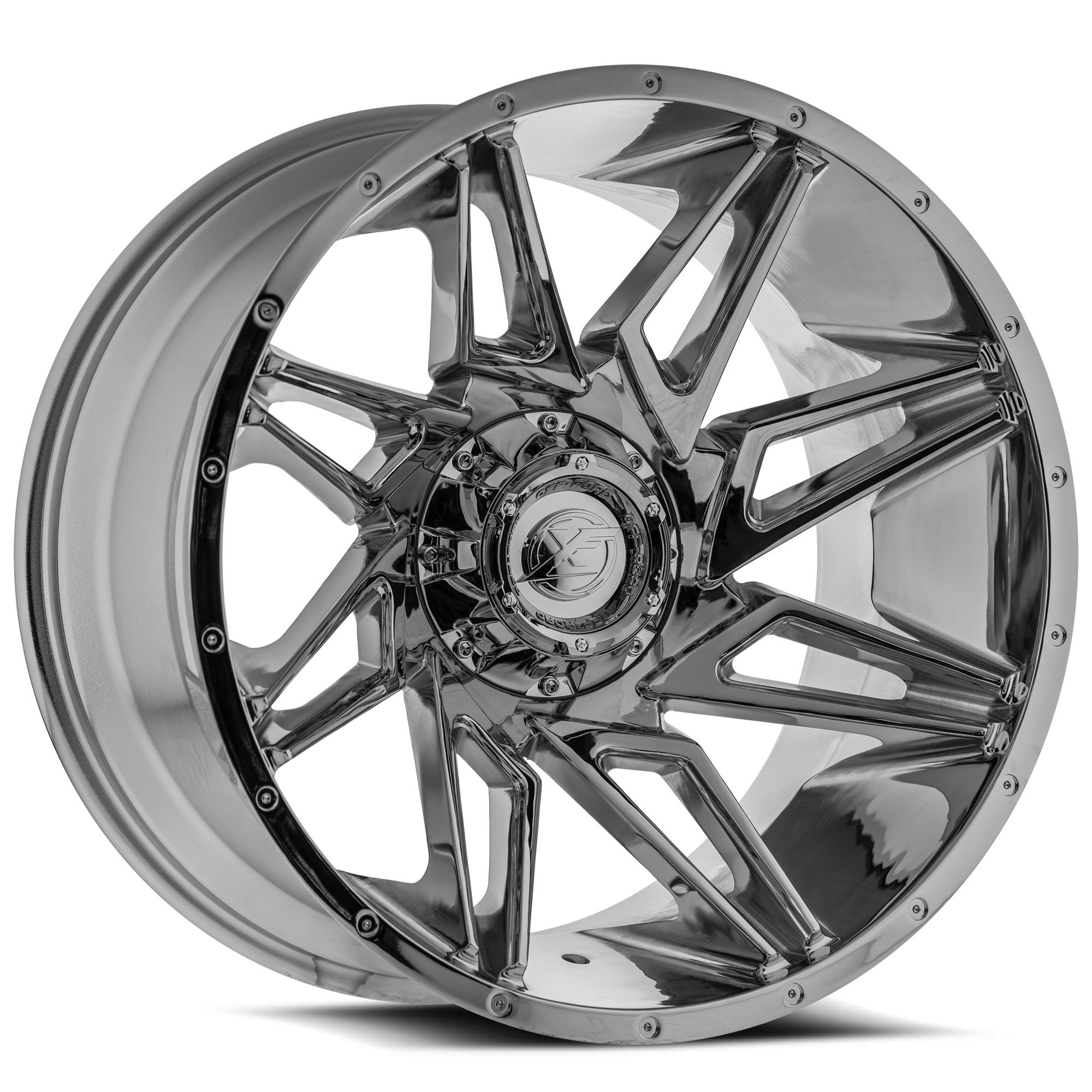 20x10 XF-218 Chrome -24mm - HulkOffsets