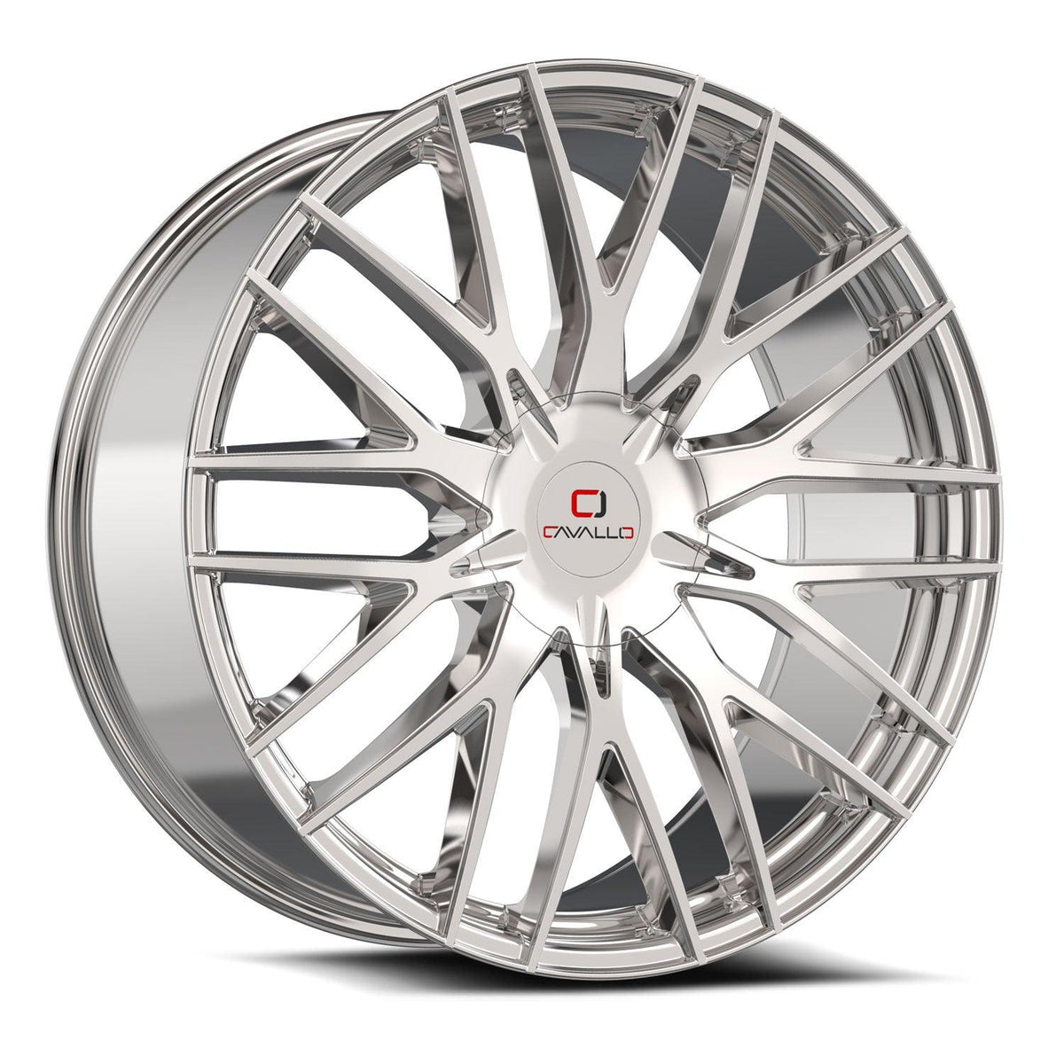 22x9.5 CLV-45 Chrome +15mm - HulkOffsets