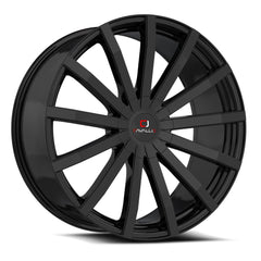 22x9.5 CLV-52 Gloss Black +15mm - HulkOffsets