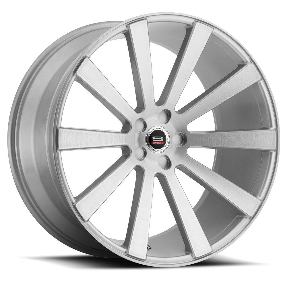 20x10.5 SPL-002 Silver Brushed +20mm - HulkOffsets