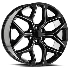 24x10 G-09 Gloss Black & Milled +31mm - HulkOffsets